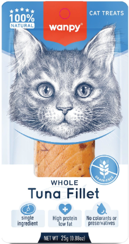 וונפי פילה טונה שלם לחתולים 25 גרם – WANPY FILLET