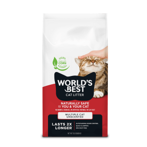 חול תירס אקולוגי לחתולים – World’s Best Cat Litter ללא ריח – 6.35 ק"ג