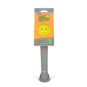Dish Daddy | Scrub Daddy – ידית ניקוי עם מיכל סבון פנימי