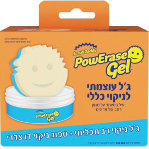 Scrub Daddy ג'ל ניקוי עוצמתי לציוד ובדים של כלבים - PowErase Gel