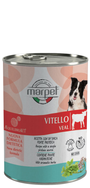 אקוליבריה שימורים עגל 400 גרם - מזון מלא