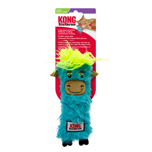 צעצוע בובה פרוותית צבעונית לחתולים - KONG Kickeroo