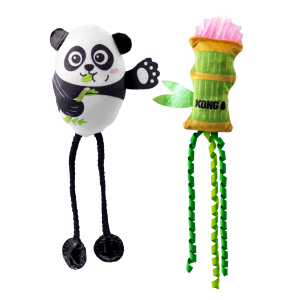 צעצועים לחתולים בצורת פנדה - KONG Scrattles Panda 2-Pack