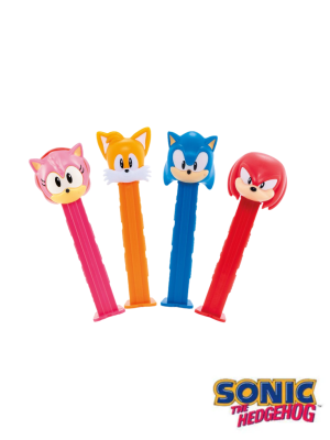 PEZ סוניק הקיפוד – מתקן סוכריות בטעמי לימון, דובדבן ותות - לאנשים!!!