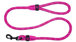 רצועת חבל מחזירה אור ורודה – DOCO® Reflective Rope Leash
