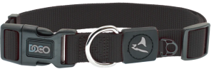קולר ניילון שחור לכלב – DOCO® Signature Nylon Collar
