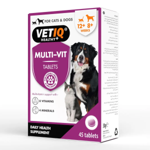 VETIQ Multi-Vit Tablets - טבליות מולטי־ויטמין לחתולים וכלבים