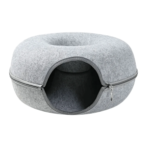 מרבץ מיטה דונאט לחתול - מתאים לרביצה ושינה