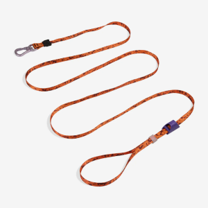 רצועת טיול ארוכה ומתכווננת – Leopard Long Leash | Zee.Dog