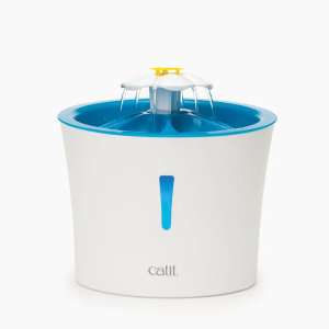 מזרקת פרח Catit LED Flower - מזרקת מים עם תאורת לילה (3 ליטר)