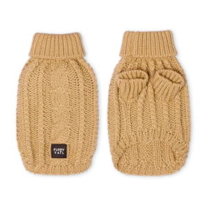 Furry Tail - סוודר לכלבים בצבע בז'