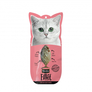 פילה מקרל צלוי לחתול Kit Cat Fillet Fresh – חטיף טבעי לחתולים 30 גרם