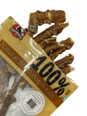 קרניבור חטיף טבעי - עור בקר מלופף ברווז 100 גרם - CARNIVORE