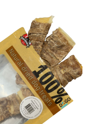 קרניבור חטיף טבעי - עור בקר מלופף ברווז 100 גרם - CARNIVORE