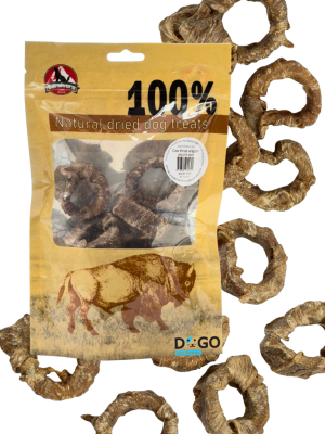 קרניבור חטיף טבעי - טבעות קנה נשימה מלופפות ברווז 80 גרם - CARNIVORE