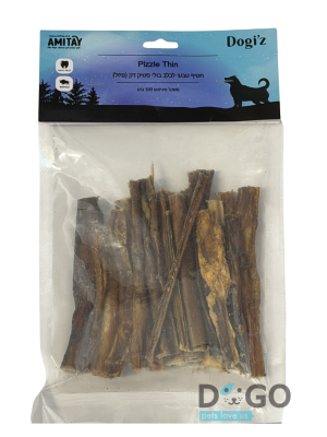 AMITAY (אמיתי) Dogi'z חטיף לעיסה טבעי בוליסטיק דק באפלו 100 גרם