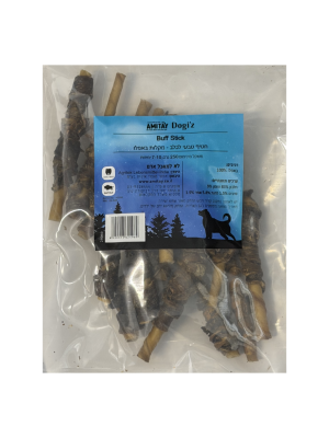 AMITAY (אמיתי) Dogi'z חטיף לעיסה טבעי מקלות באפלו 250 גרם