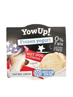 YOWUP! (יוואפ) חטיף פינוק פרוזן יוגורט נקניקיות וגבינה – 110 גרם