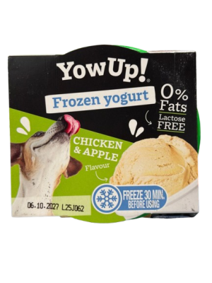 YOWUP! (יוואפ) חטיף פינוק פרוזן יוגורט עוף ותפוח – 110 גרם